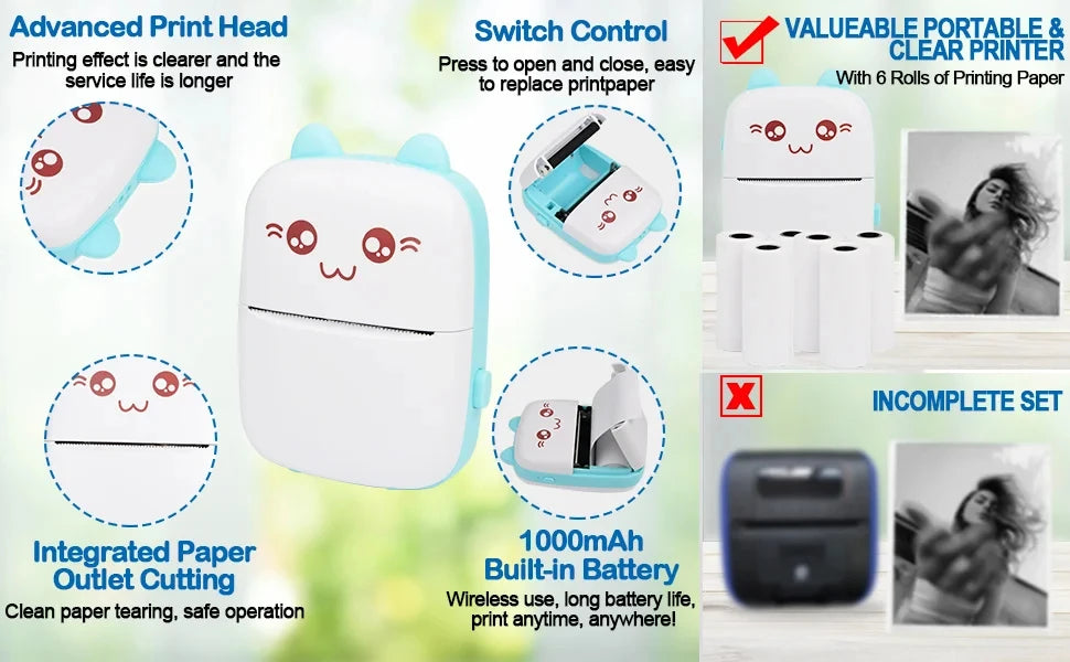 DropGadget™ Mini Printer DropGadget