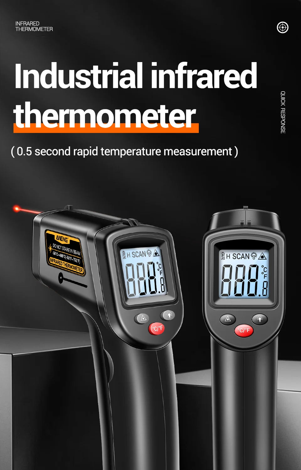 DropGadget™ Digital Laser Thermometer DropGadget