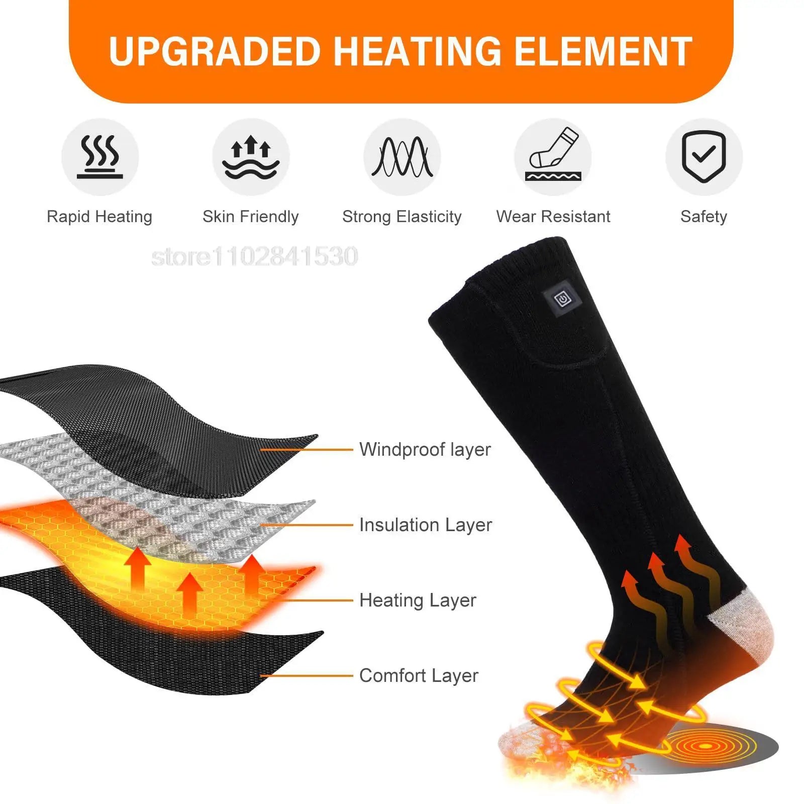 DropGadget™ Heated Socks DropGadget